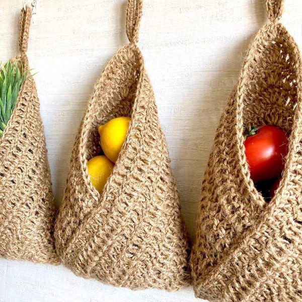 Hanging fruit basket (set of 3) - Image 2