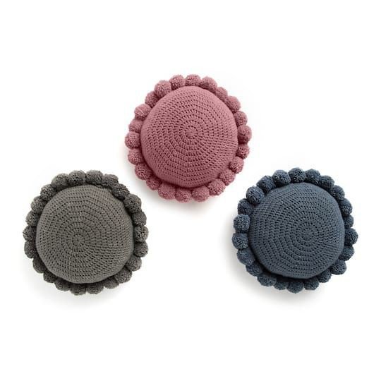 Round Pompoms Pillow - Image 3