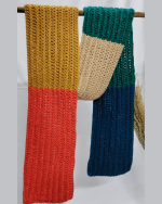 Rainbow-Color-Block-Knitted-Scarf-Houz