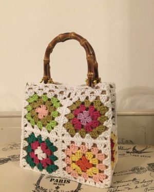 Granny Square Bag (White)