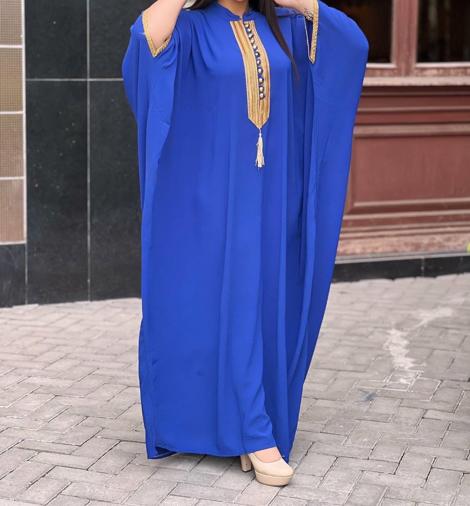 Royal Blue Ceremonial Kaftan - Image 2